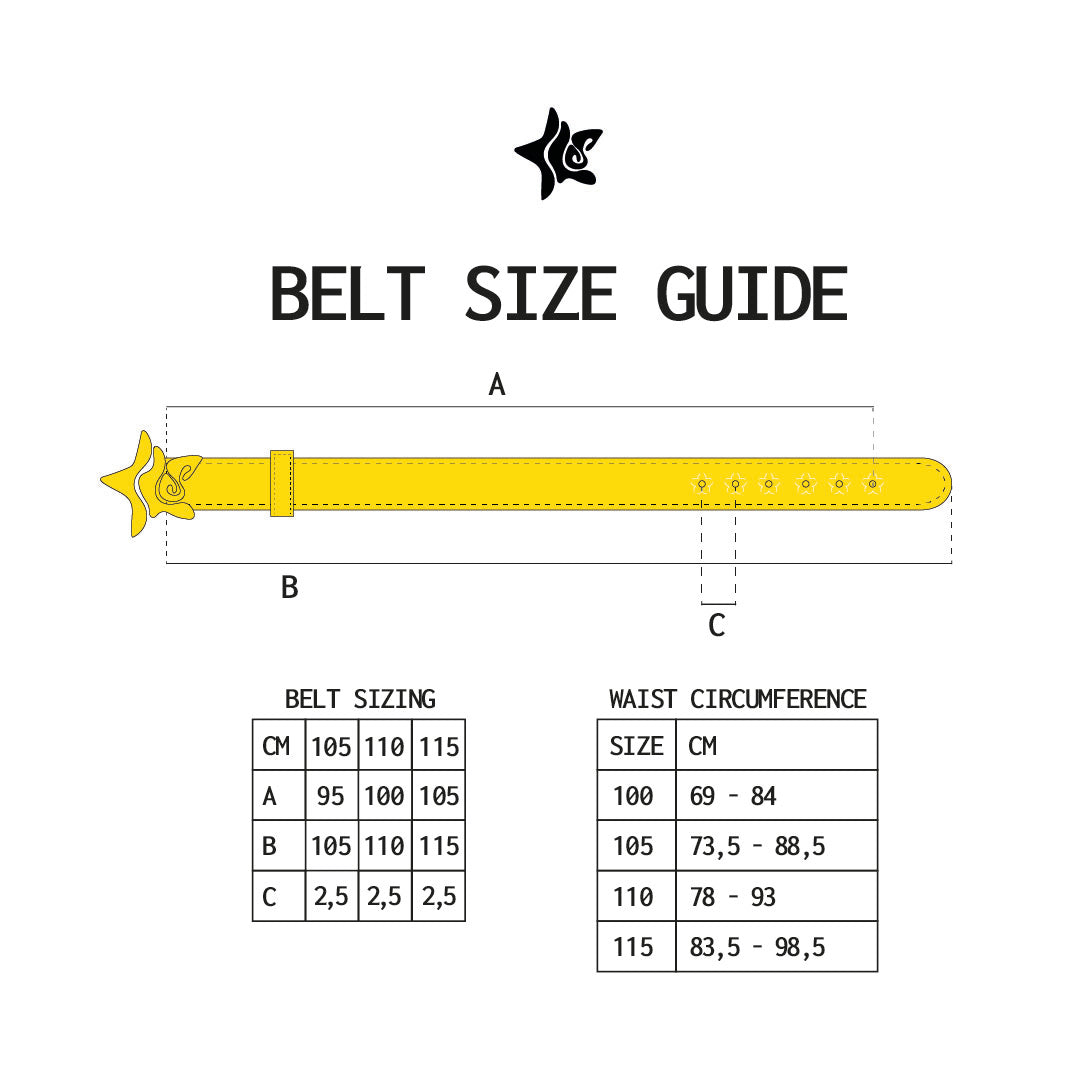 YELLOW STAR BELT