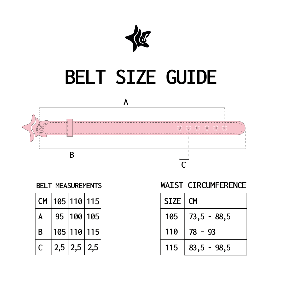 PINK STAR BELT